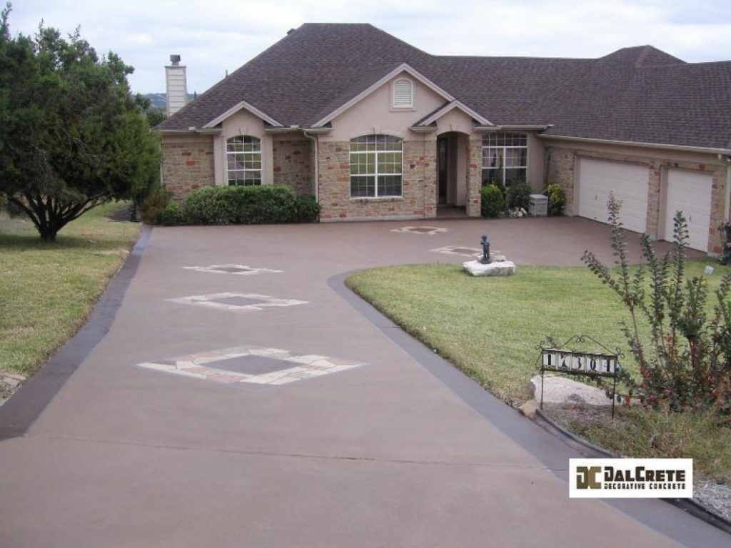 decorative driveway concrete